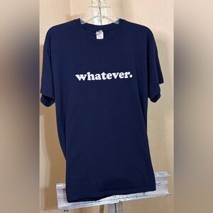 Navy Blue Graphic T-Shirt Sz Large